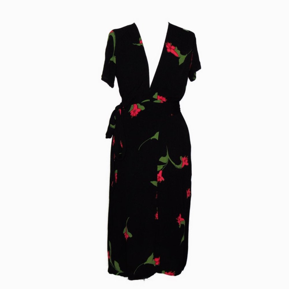 REFORMATION - SS - Midi - Wrap Dress - Medium